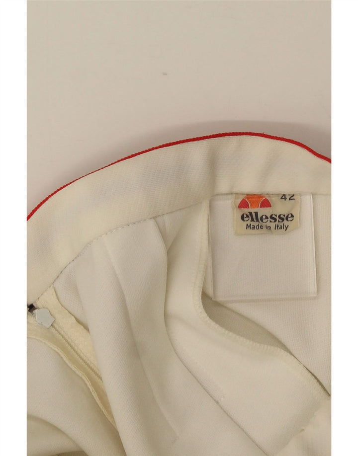 ELLESSE Falda de tenis para mujer IT 42 Medium White Colourblock