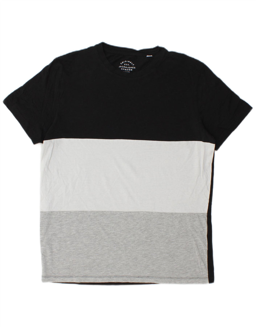 Jack & Jones - Camiseta para hombre, talla grande, color negro