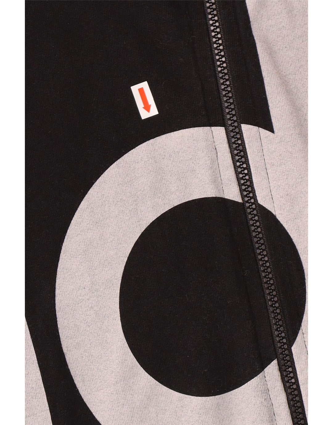 Adidas Hombre Gráfico Chándal Top Chaqueta Pequeña Negro Colorblock Algodón