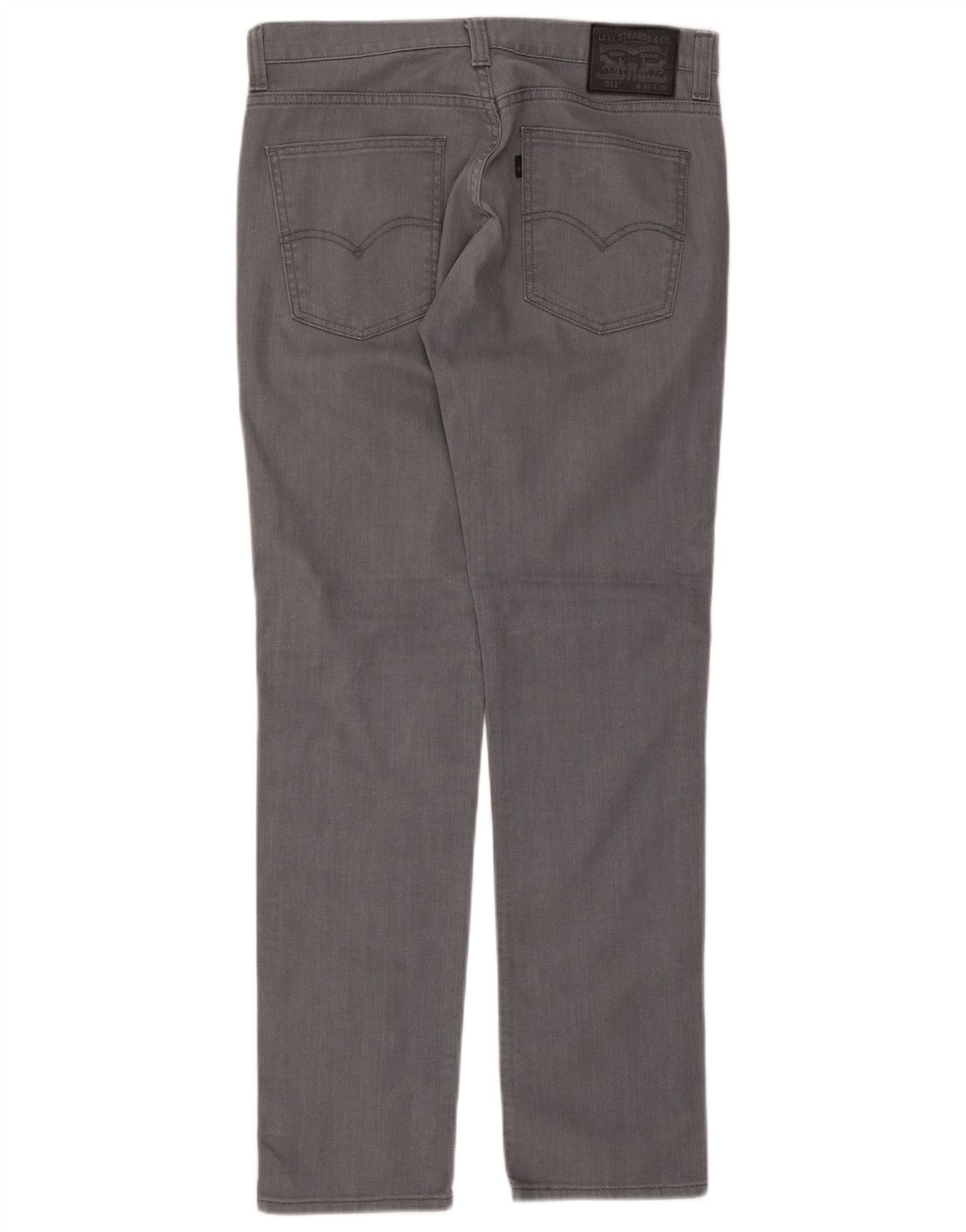 Levi's Hombre 511 Slim Jeans W34 L34 Algodón Gris