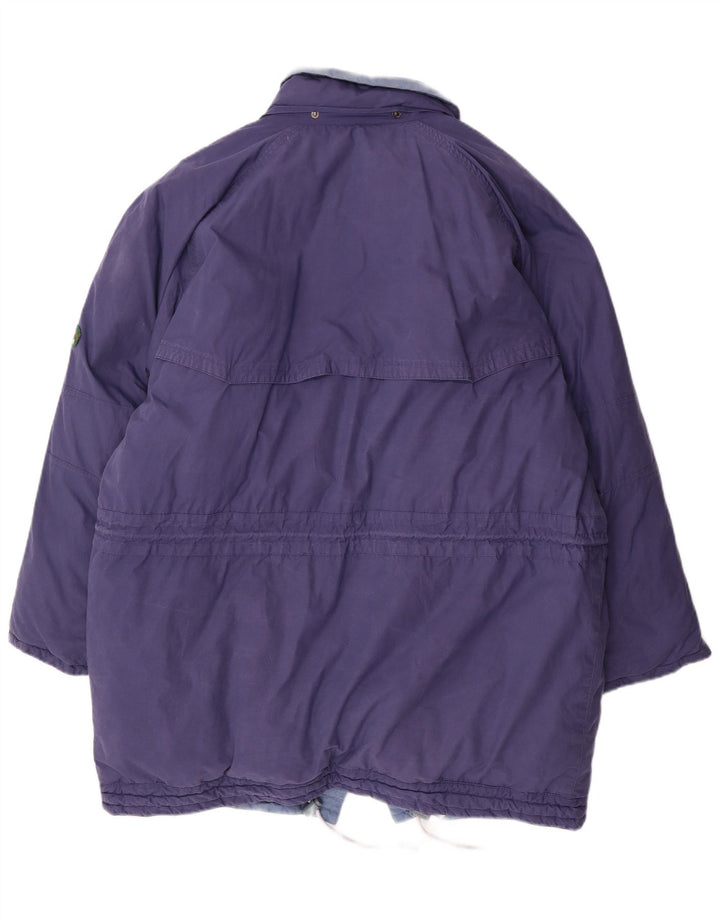 DIADORA Chaqueta acolchada reversible y holgada para hombre ES 38 Algodón azul medio