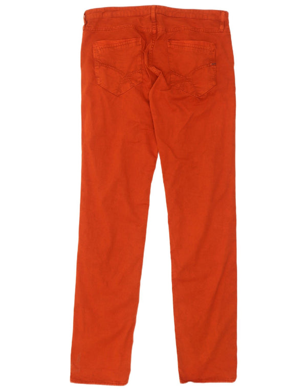 Gas Mens Mitch Pantalones Casuales Rectos W33 L34 Algodón Naranja