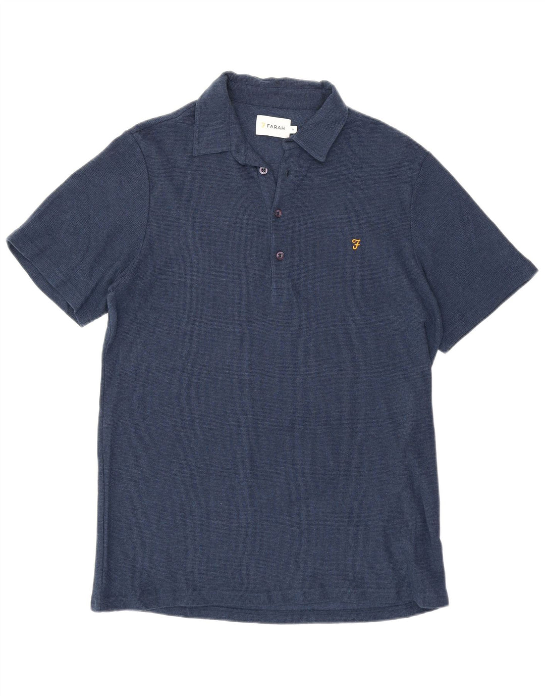 Farah Polo Hombre Azul Marino Medio Algodón