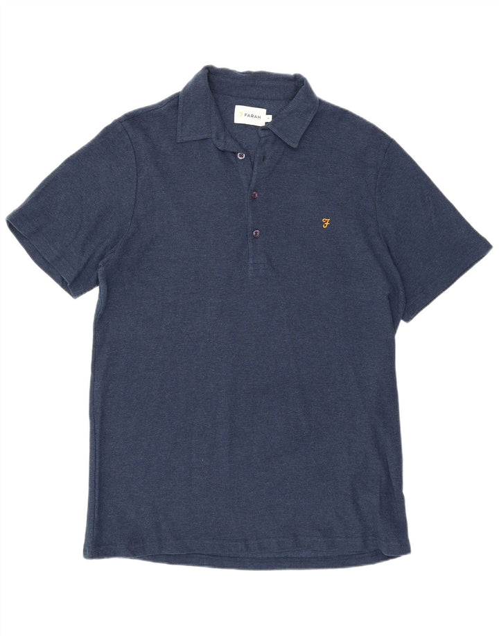 Farah Polo Hombre Azul Marino Medio Algodón