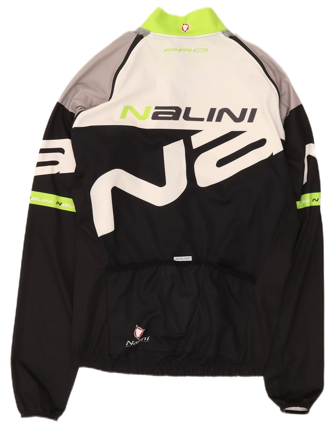 NALINI Chaqueta superior de chándal con gráfico para hombre 2XL Poliéster con bloques de color negro