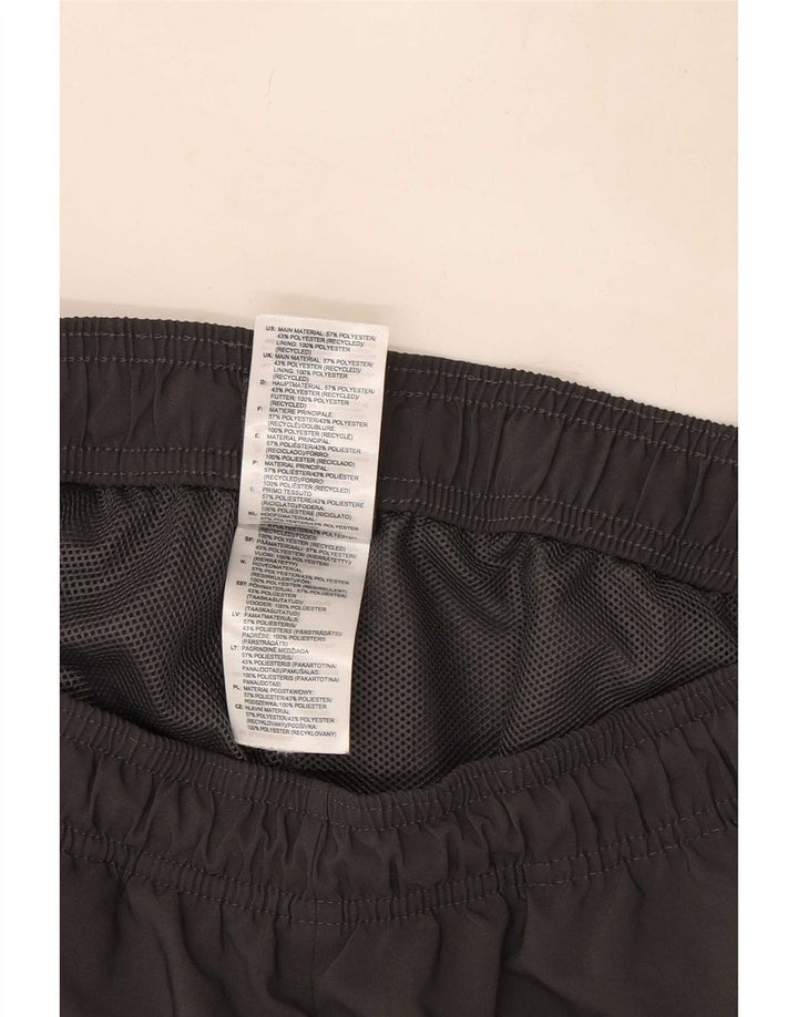 Adidas - Pantalones cortos deportivos para hombre, talla grande, poliéster negro