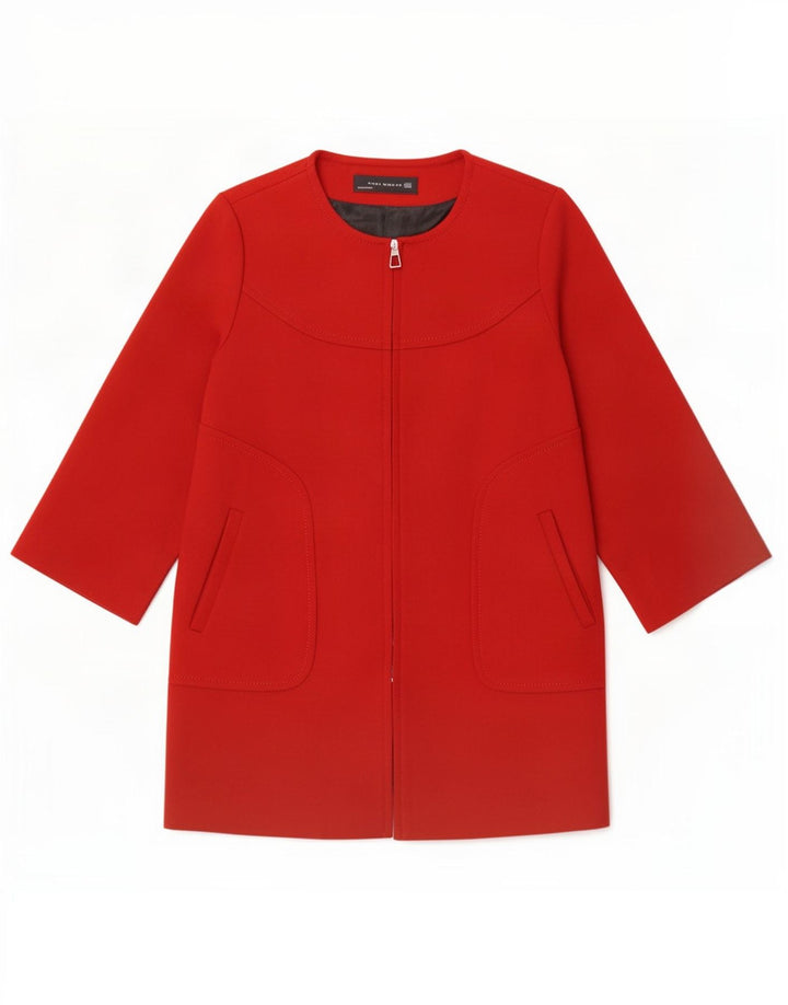Zara Mujer Abrigo Reino Unido 10 Pequeño Rojo