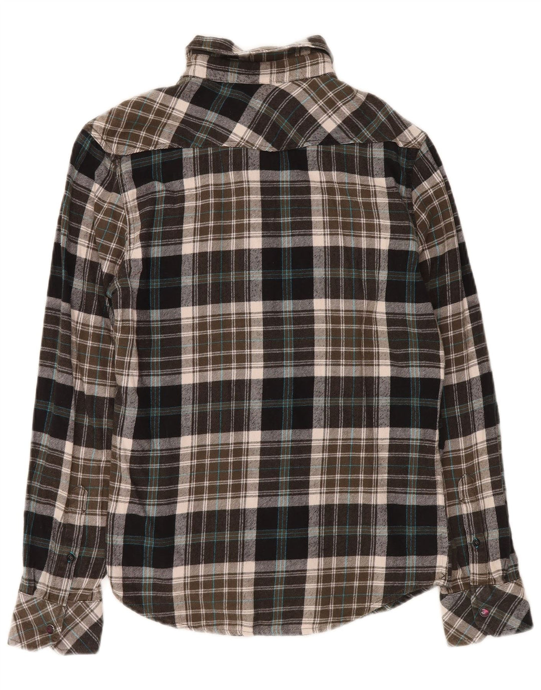 LEE Camisa De Franela De Algodón A Cuadros Pequeños Multicolor Hombre