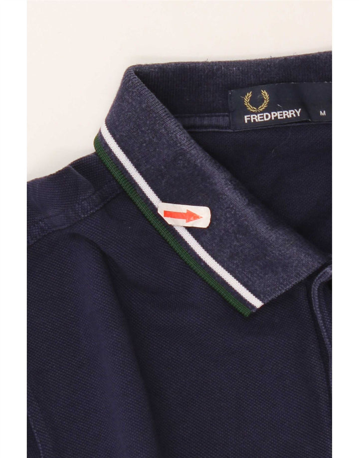Polo Fred Perry Hombre Algodón Azul Marino Medio