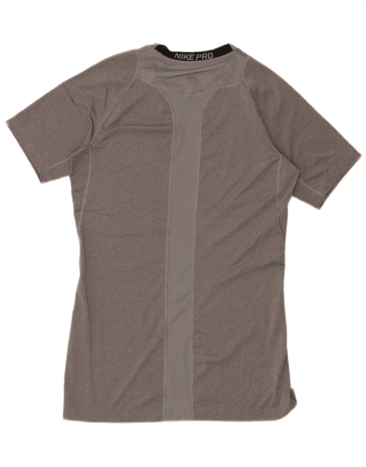 Camiseta Nike Dri Fit para hombre Top poliéster gris grande