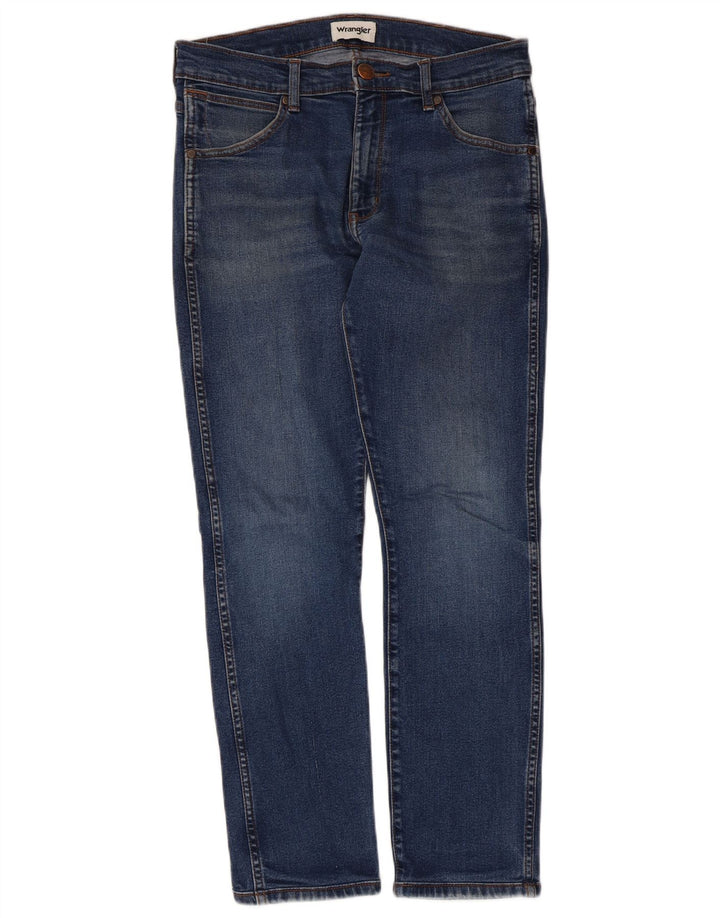 Vaqueros Wrangler Hombre Larston Slim W30 L28 Algodón Azul