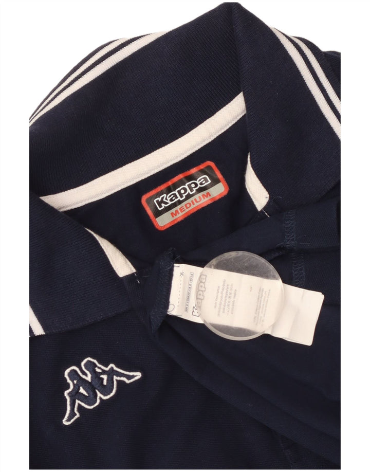 Polo Kappa Hombre Algodón Azul Marino Mediano