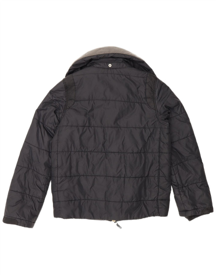 Diesel Chaqueta acolchada para hombre UK 36 Small Nylon negro