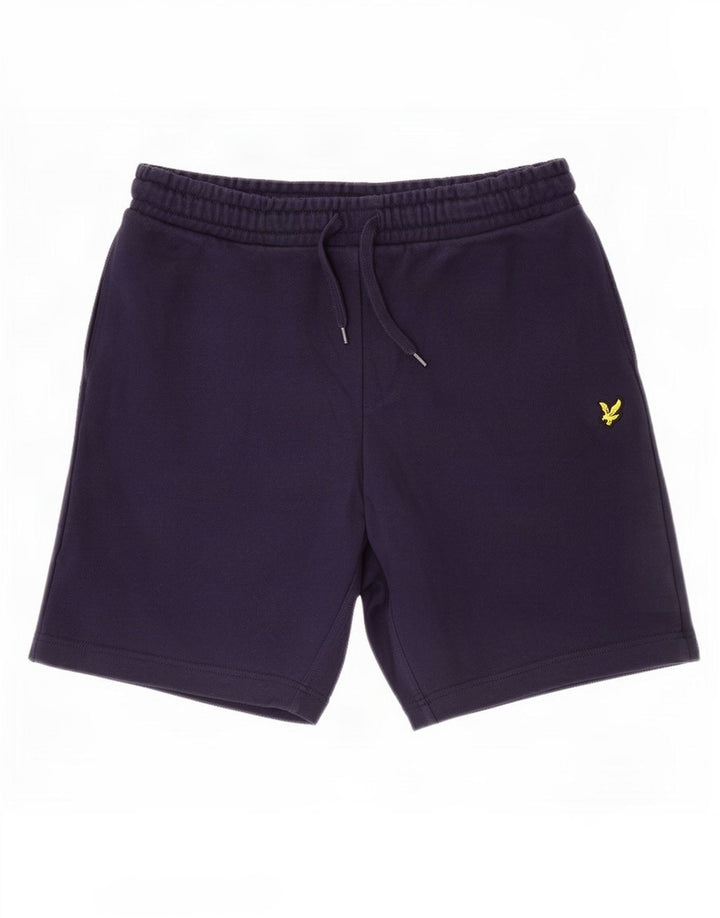 Pantalones cortos deportivos para hombre Lyle & Scott Algodón azul marino mediano