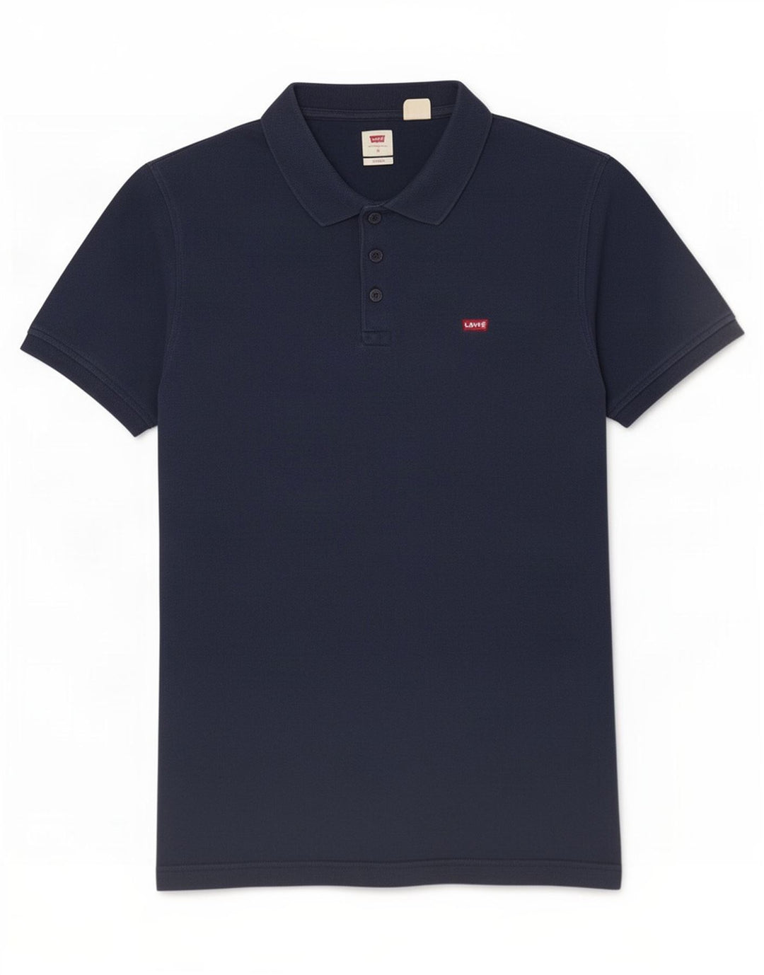 Levi's Polo estándar para hombre de algodón azul marino mediano
