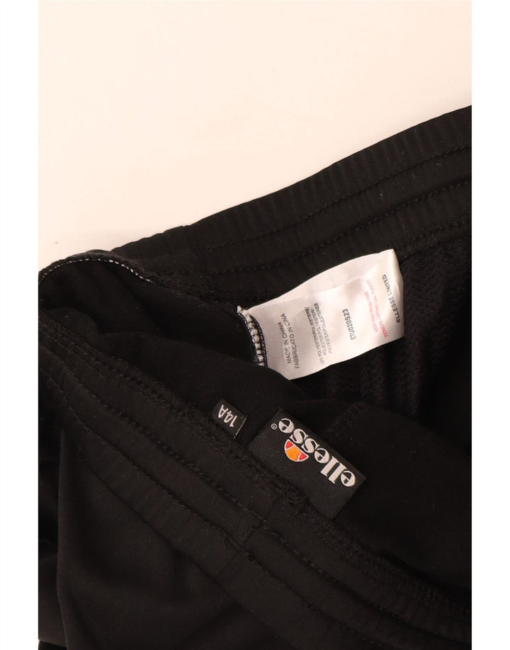 ELLESSE Pantalón Chándal Niño 13-14 Años Negro Poliéster
