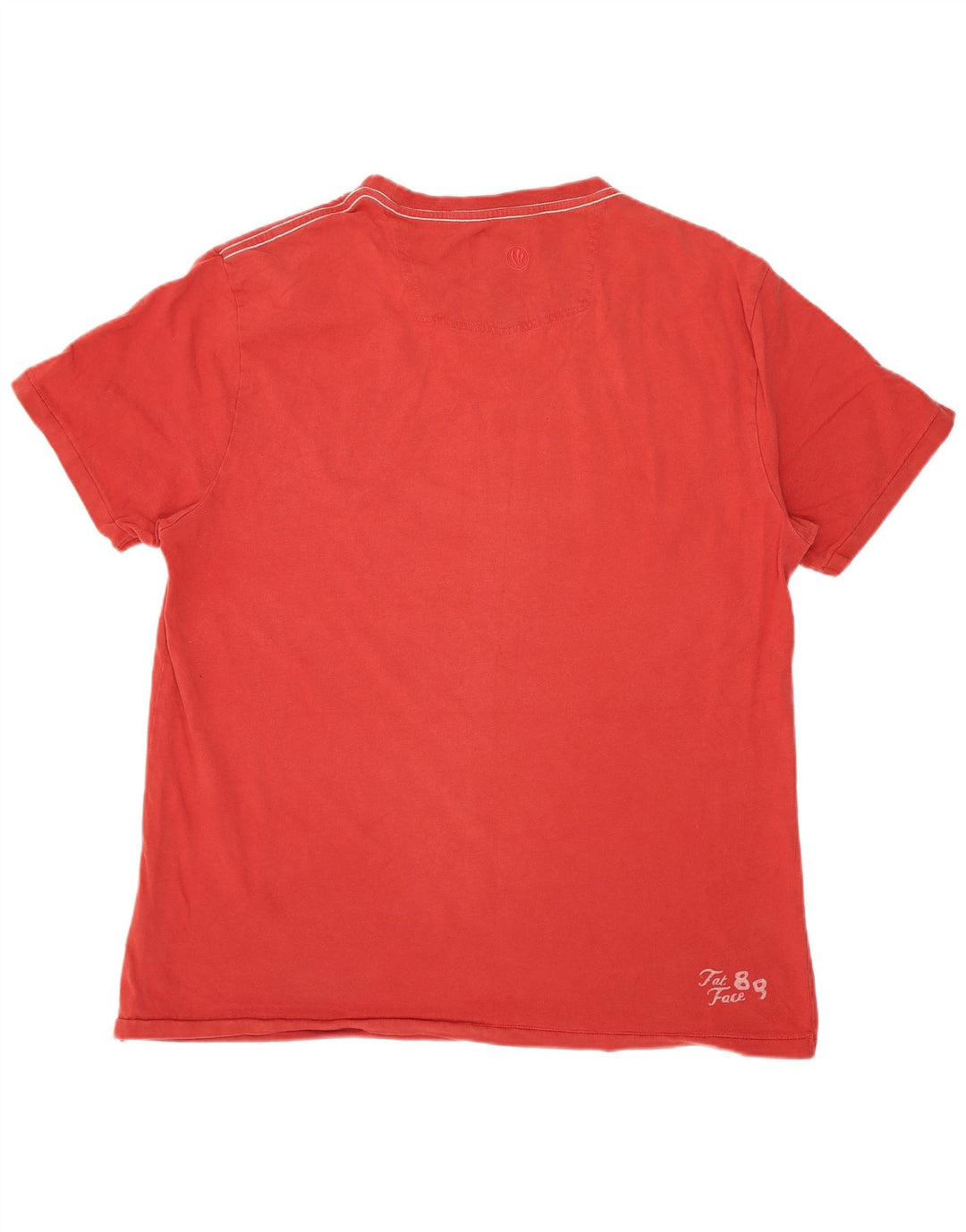 Camiseta gráfica para hombre Fat Face Top de algodón rojo mediano