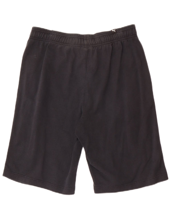 Pantalones cortos deportivos Puma Graphic Regular para hombre, talla mediana, color negro