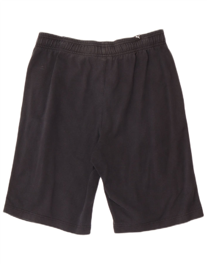 Pantalones cortos deportivos Puma Graphic Regular para hombre, talla mediana, color negro