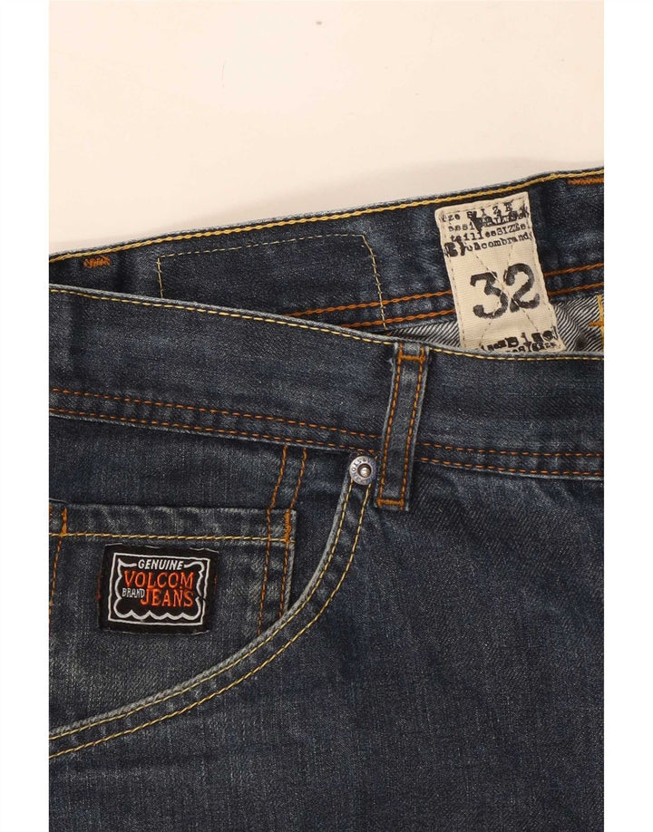 Vaqueros rectos para hombre Volcom W32 L31 Algodón azul marino