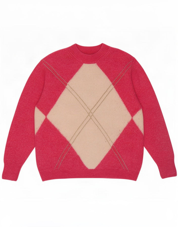 Marks & Spencer - Jersey con cuello alto para mujer, talla 40, color rosa mediano