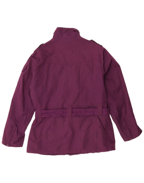 Chaqueta utilitaria militar para mujer Barbour UK 40 Poliéster morado mediano