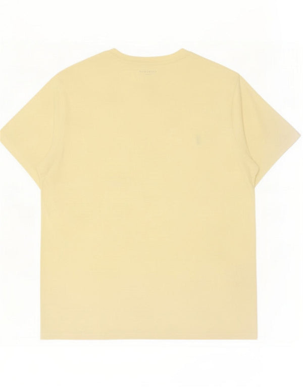 Camiseta All Saints para hombre Top 2XL Algodón amarillo