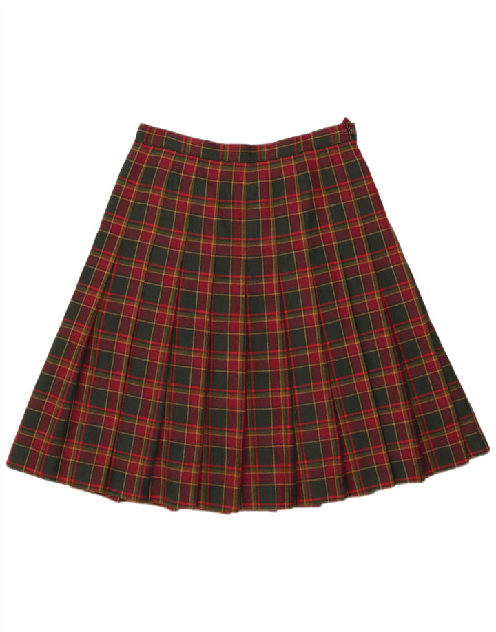 Falda plisada Steinbock para mujer W32 Large Red Check