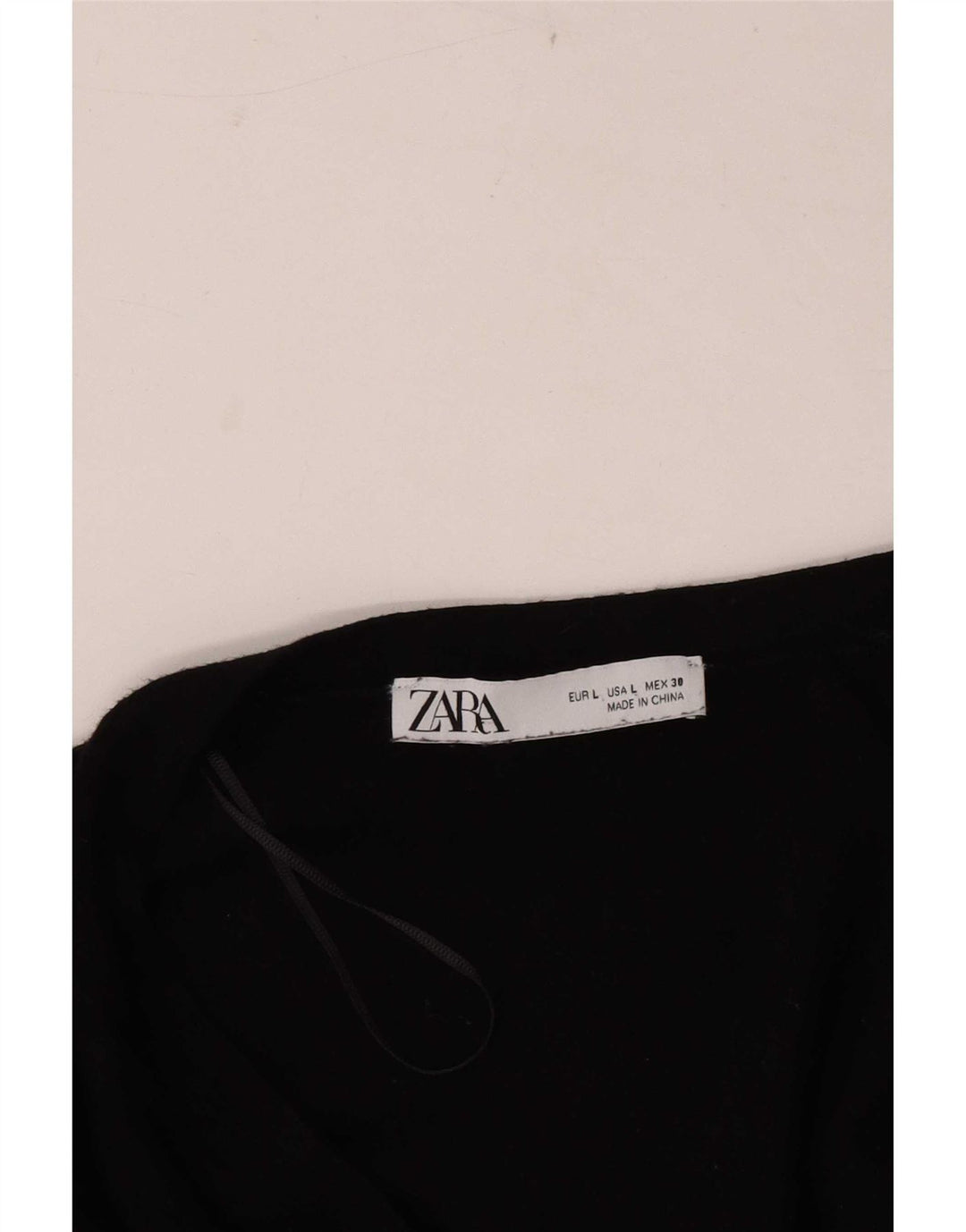 Zara Mujer Cárdigan Suéter UK 44 Grande Negro