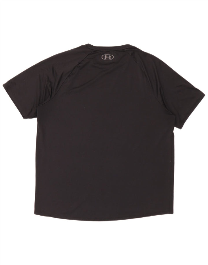 Under Armour The Tech Tee Camiseta para hombre, talla grande, color negro