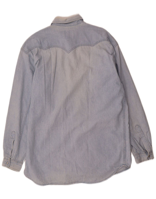 Levi's Hombre Camisa Vaquera De Algodón Azul Medio