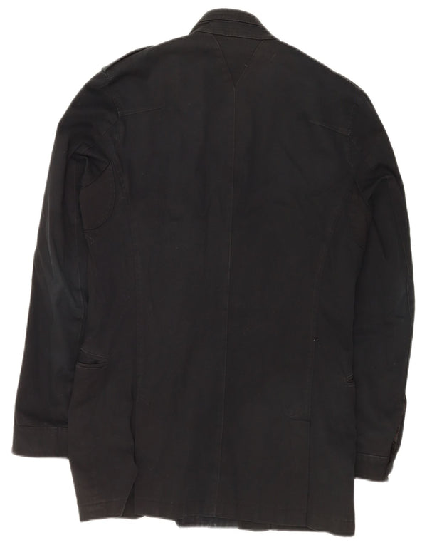 Chaqueta militar Reiss para hombre UK 36 Small Algodón negro