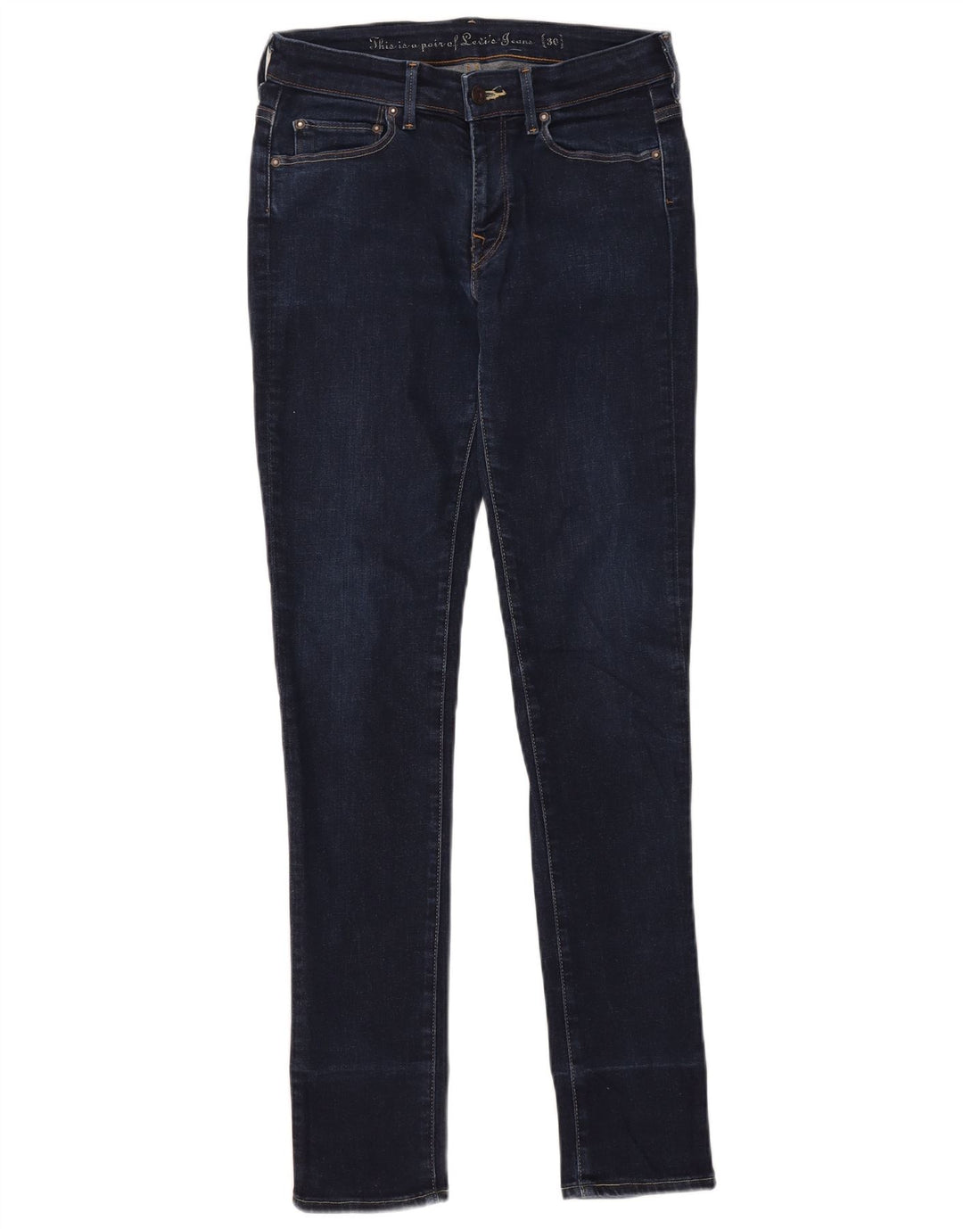 Vaqueros Levi's Mujer Skinny W30 L32 Algodón Azul Marino