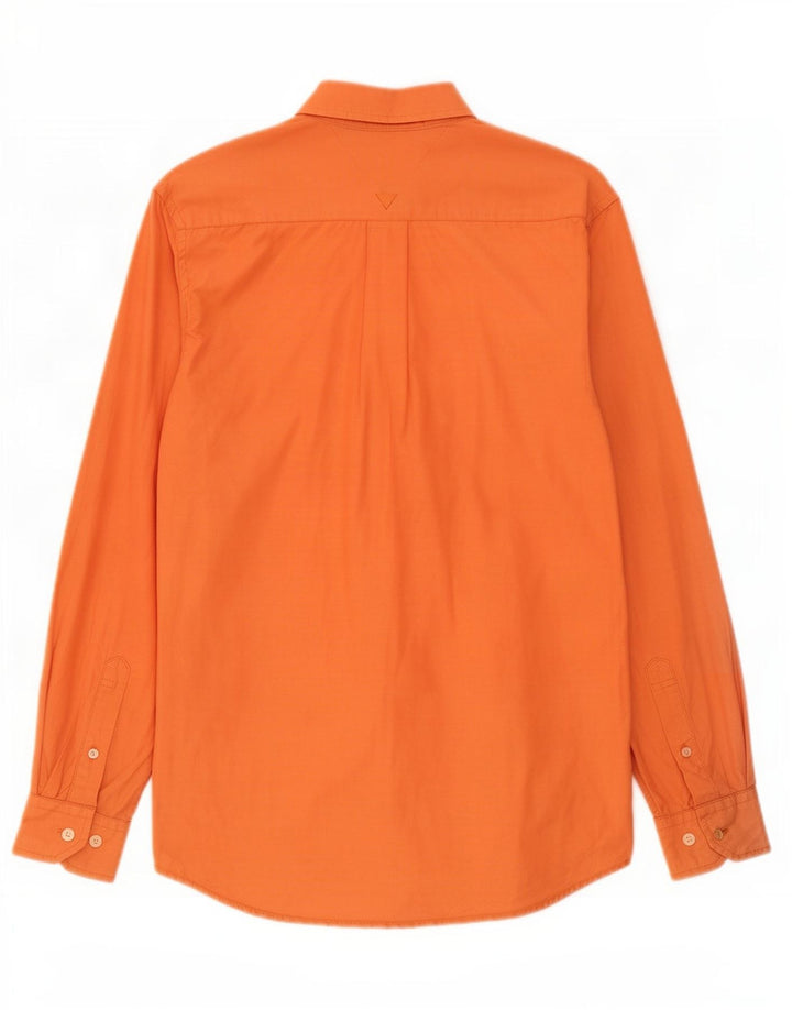 Camisa Tommy Hilfiger Hombre Small Naranja Algodón