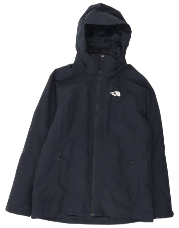 The North Face Chaqueta impermeable con capucha para mujer UK 46 Grande Poliéster azul marino
