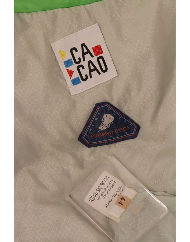 Cacao Chaqueta Acolchada Oversize Mujer IT 44 Poliamida Verde Medio