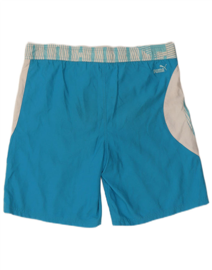 Bañador Puma Hombre Graphic Graphic Azul Medio Colorblock Poliéster