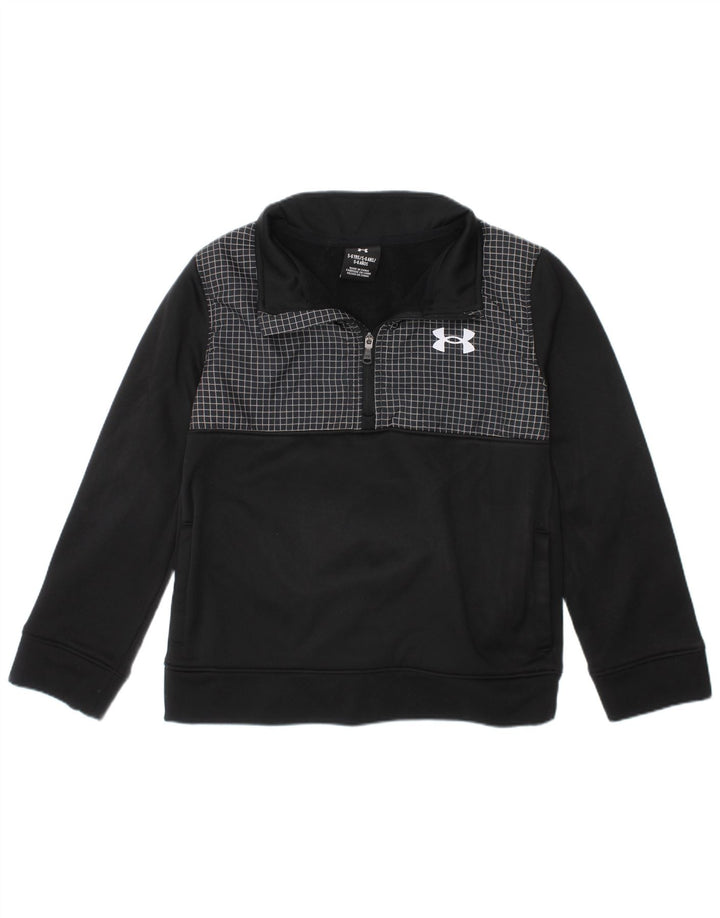 Under Armour Camiseta de chándal con estampado gráfico para niños 5-6 años Poliéster negro