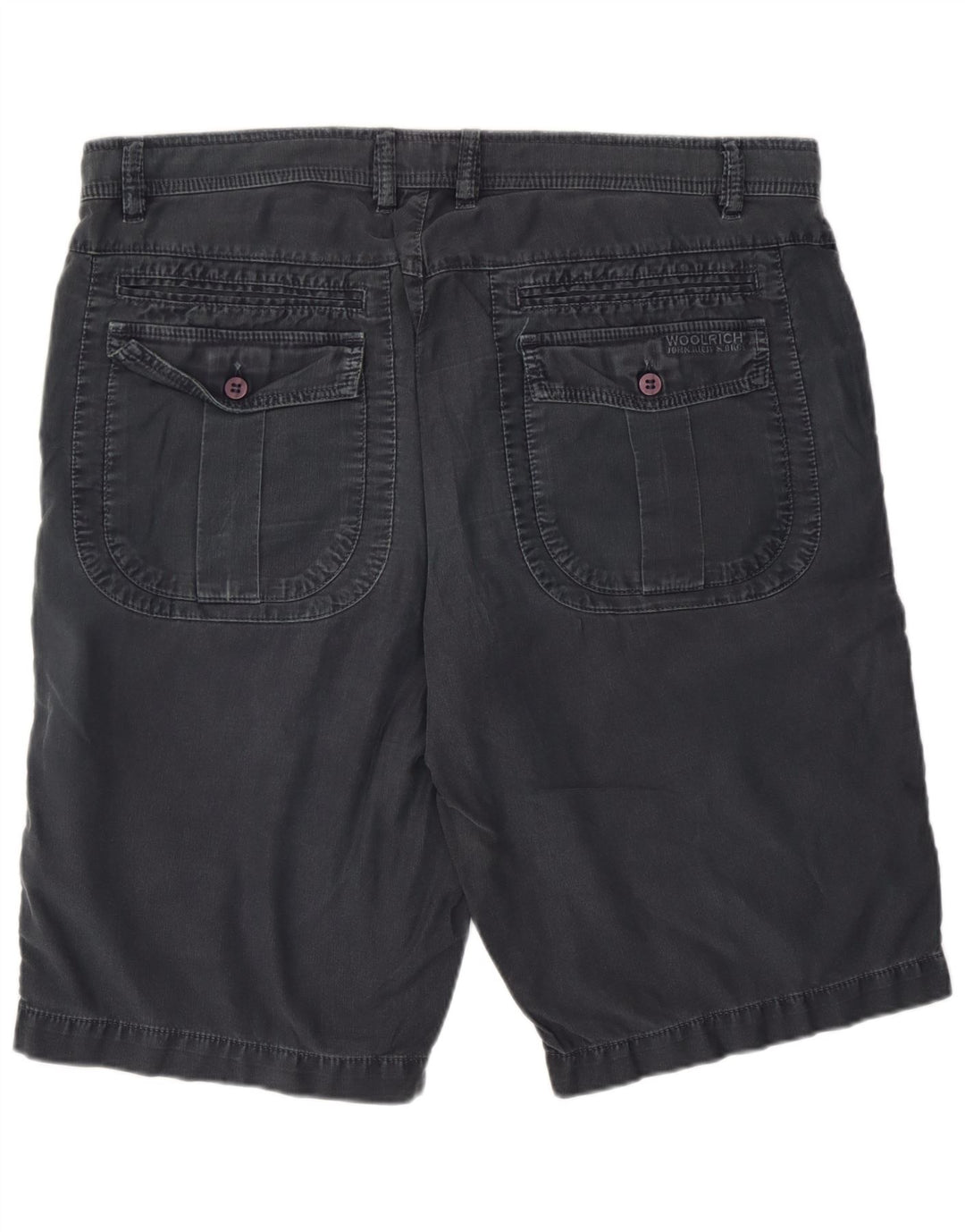 Woolrich Pantalones cortos chinos para hombre W38 XL Algodón gris