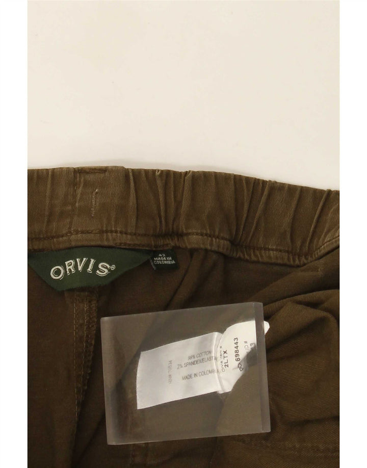Orvis Pantalones cortos cargo para hombre W42 2XL Algodón caqui