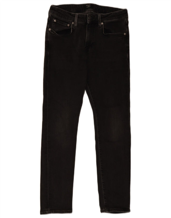SUPERDRY Vaqueros pitillo para mujer W30 L30 Gris