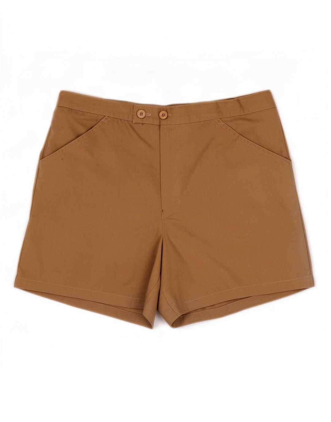 Pantalones cortos casuales para hombre Leader W32 Poliéster beige medio
