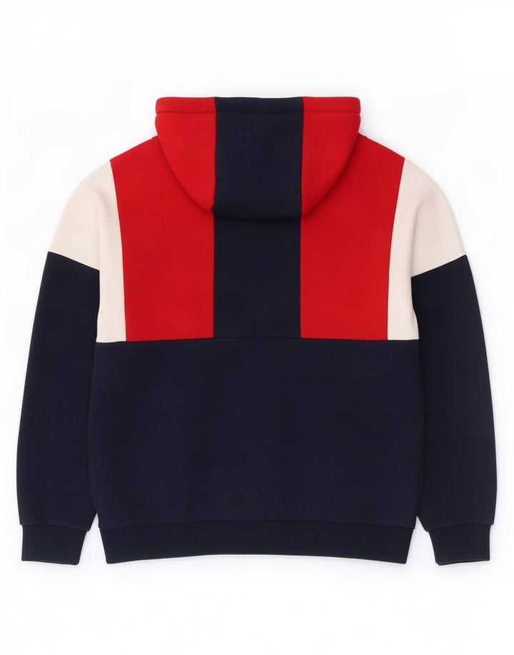 Fila Hombre Sudadera Con Capucha Jumper Medium Multicolor Colorblock Algodón