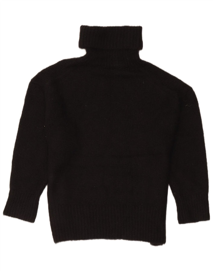 Zara Suéter De Cuello Alto De Gran Tamaño para Mujer Reino Unido 44 Acrílico Negro Mediano
