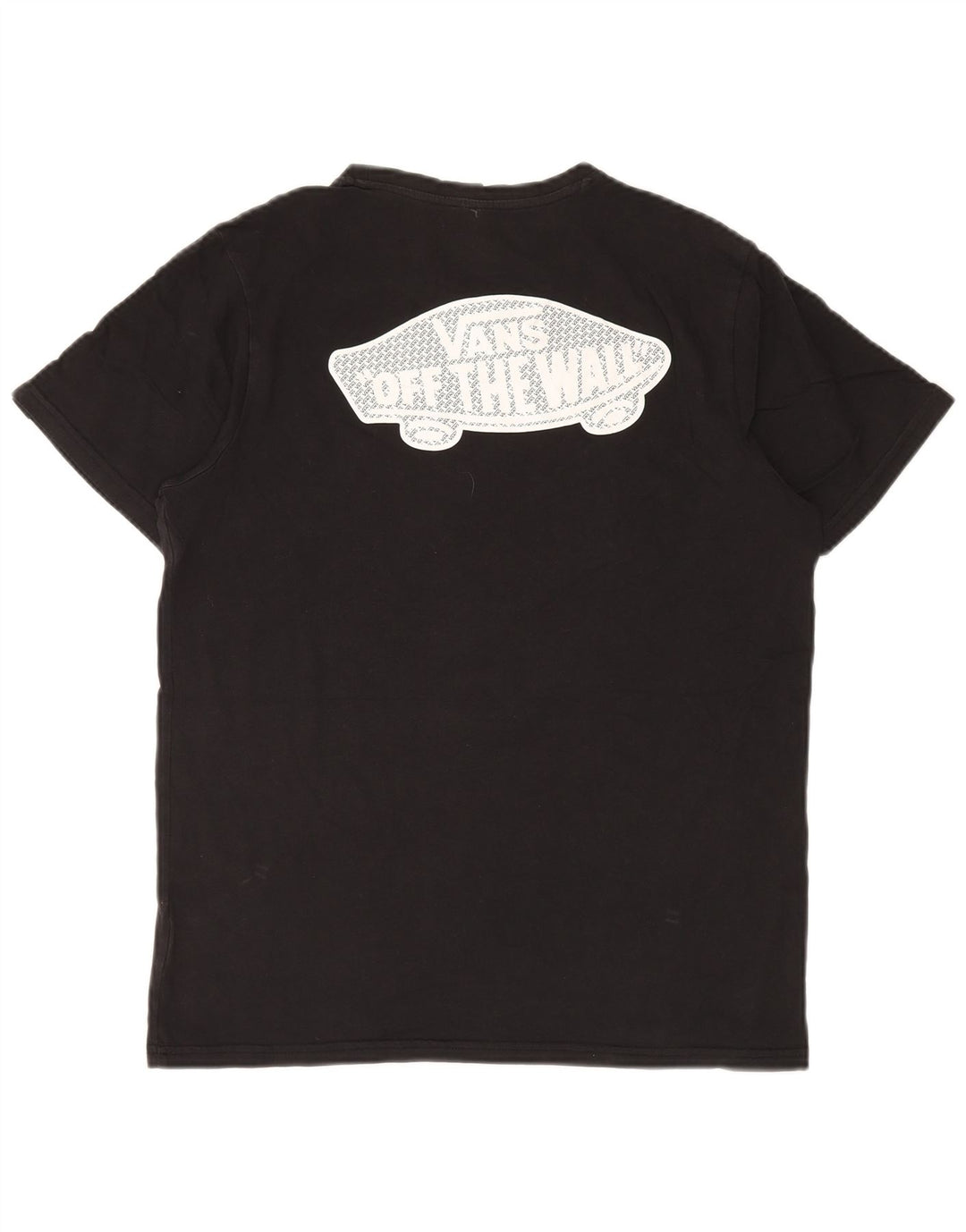 Vans Camiseta con gráfico de ajuste regular para hombre Top mediano de algodón negro