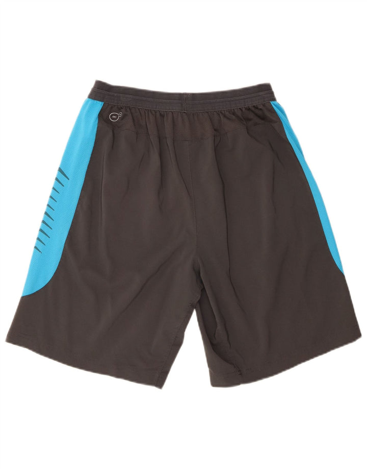 Pantalones cortos deportivos Puma para hombre Gris medio Colorblock Poliéster