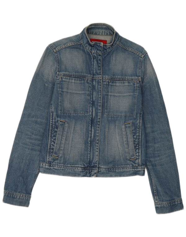 Fcuk Chaqueta vaquera para mujer UK 10 Small Blue Cotton