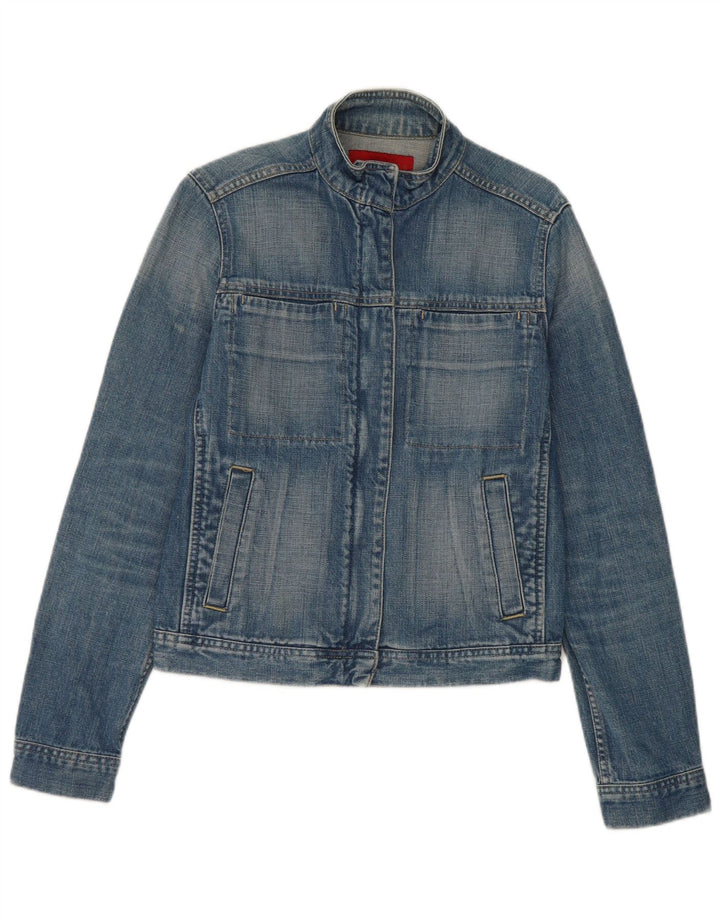 Fcuk Chaqueta vaquera para mujer UK 10 Small Blue Cotton