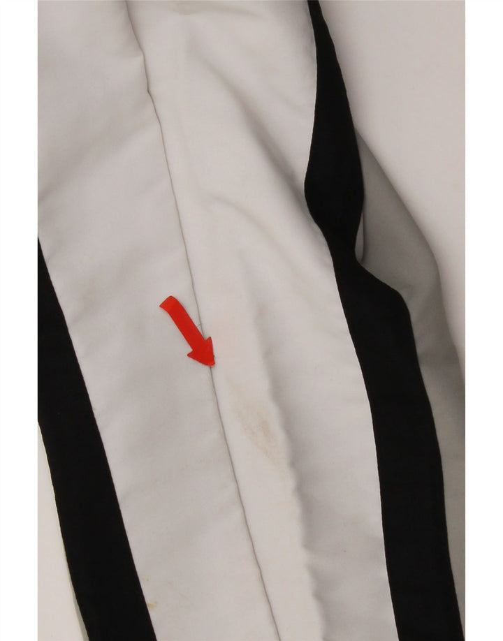 Fila Mens Zip Hoodie Sweater Small Gris Colorblock Poliéster