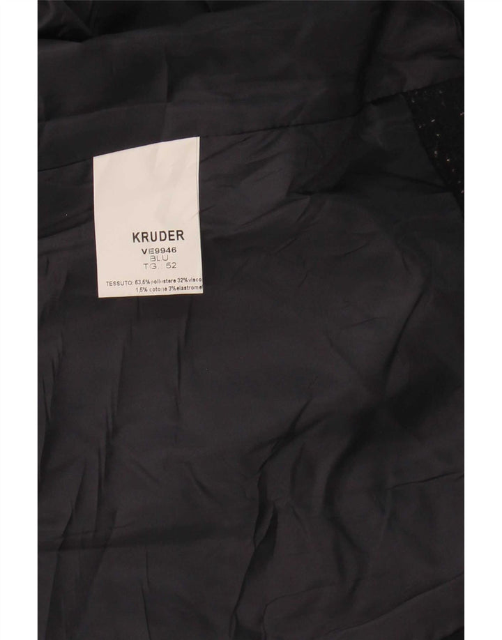 Chaleco Kruder para hombre IT 52 Large Poliéster moteado azul marino